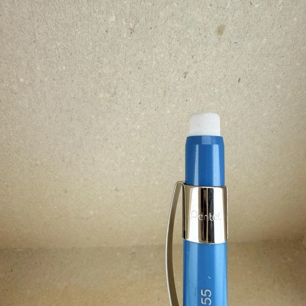 Vintage Pentel Forte A55 0.5 mm Blue Mechanical Pencil Made In USA Discontinued